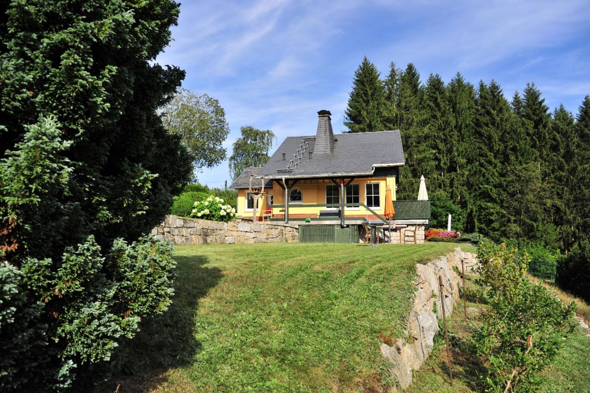 Exklusives Ferienhaus "Waldzauber" Ruhe Und Natur Pur Am Waldrand Geniessen Schönheide Kültér fotó