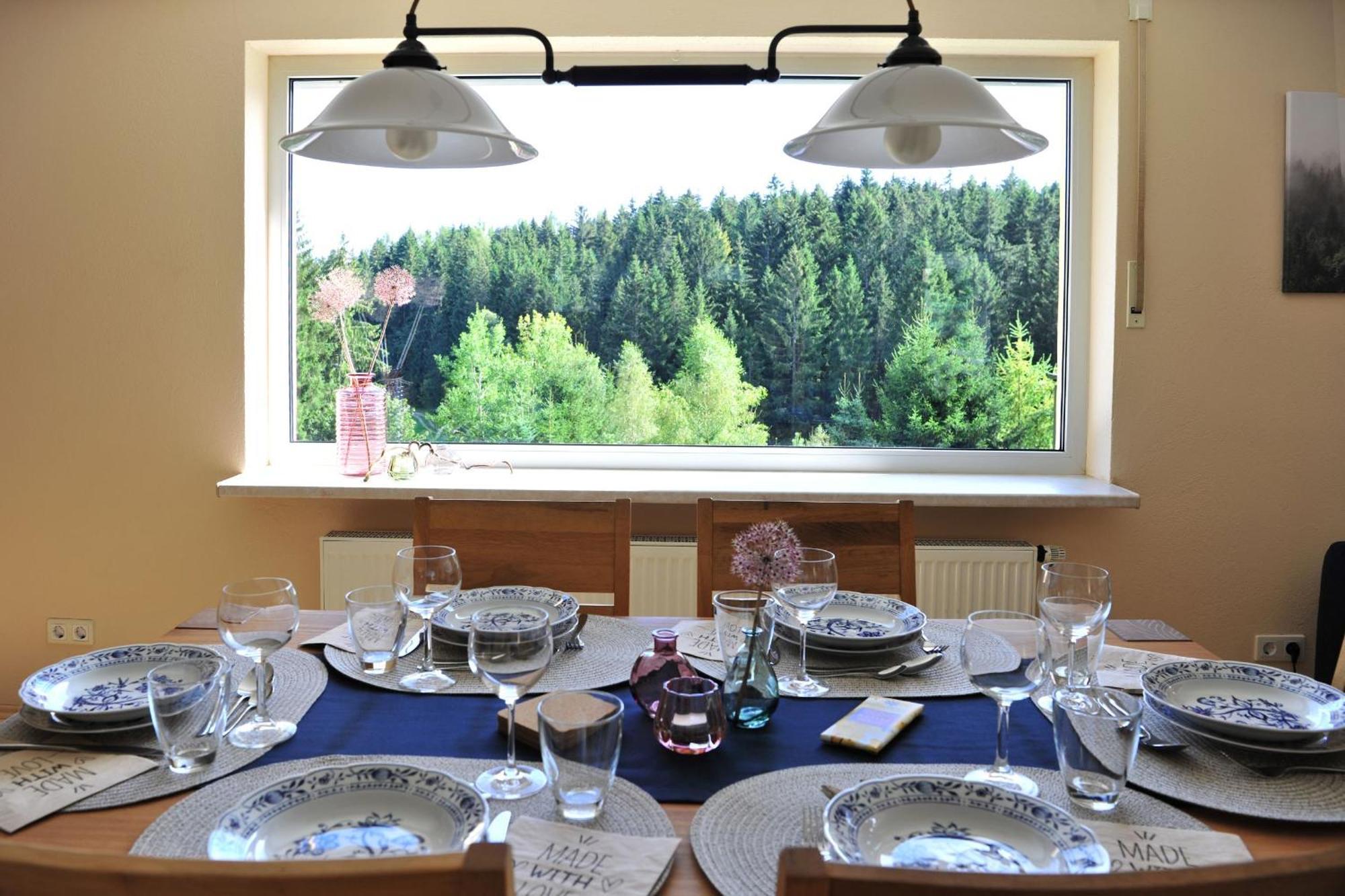 Exklusives Ferienhaus "Waldzauber" Ruhe Und Natur Pur Am Waldrand Geniessen Schönheide Kültér fotó