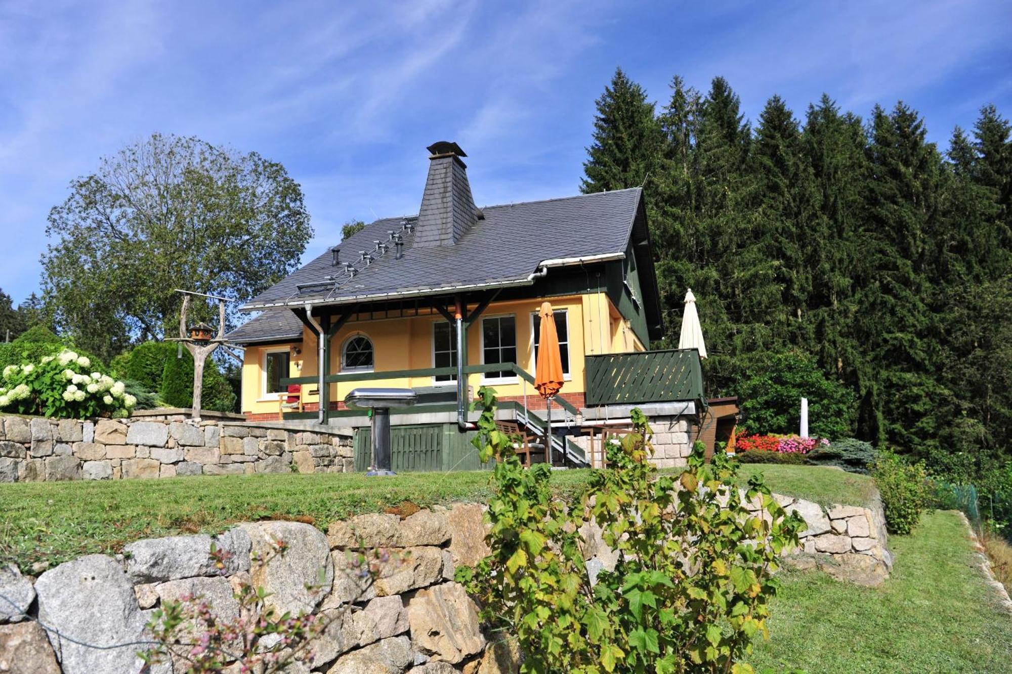 Exklusives Ferienhaus "Waldzauber" Ruhe Und Natur Pur Am Waldrand Geniessen Schönheide Kültér fotó
